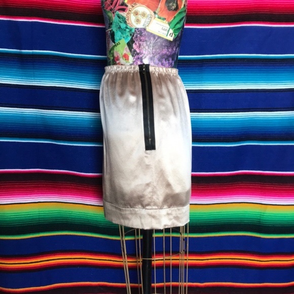 SALE Lanvin Silk Ruched Exposed Zip Made in France - Picture 2 of 8